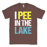 Chestnut i pee in the lake funny summer vacation t shirt Classic Tee - linhVisuals