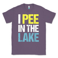 Lavender i pee in the lake funny summer vacation t shirt Classic Tee - linhVisuals