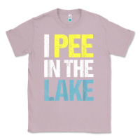 Lilac i pee in the lake funny summer vacation t shirt Classic Tee - linhVisuals
