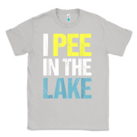Moon Dust i pee in the lake funny summer vacation t shirt Classic Tee - linhVisuals