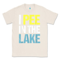 Natural i pee in the lake funny summer vacation t shirt Classic Tee - linhVisuals