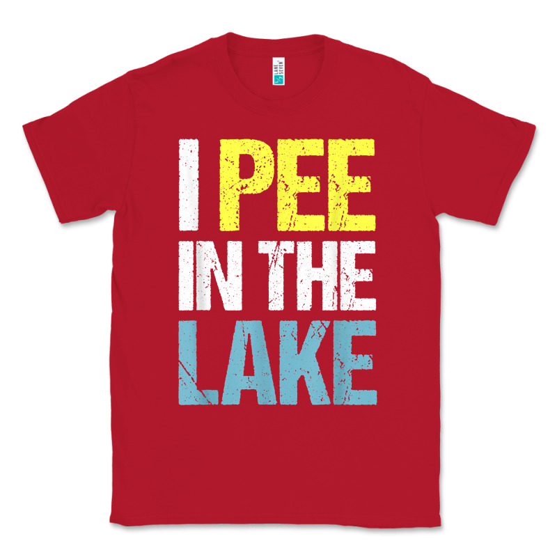 I Pee In The Lake Funny Summer Vacation T Shirt Classic Tee by linhVisuals | Teevron