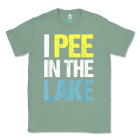 Sage i pee in the lake funny summer vacation t shirt Classic Tee - linhVisuals