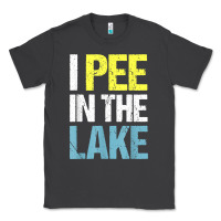 Smoke i pee in the lake funny summer vacation t shirt Classic Tee - linhVisuals