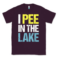 Plum i pee in the lake funny summer vacation t shirt Classic Tee - linhVisuals