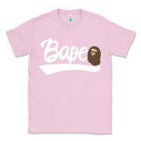 Bubblegum Pink bape text Classic Tee - linhVisuals
