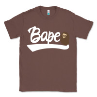 Chestnut bape text Classic Tee - linhVisuals