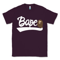 Plum bape text Classic Tee - linhVisuals