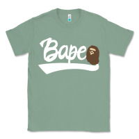 Sage bape text Classic Tee - linhVisuals
