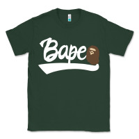 Sports Green bape text Classic Tee - linhVisuals