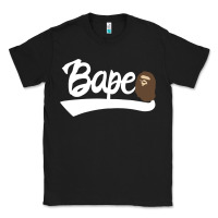 Black bape text Classic Tee - linhVisuals