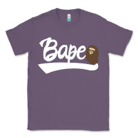 Lavender bape text Classic Tee - linhVisuals