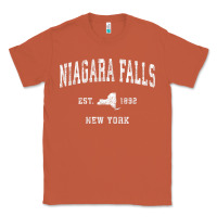 Copper niagara falls new york ny vintage athletic sports design t shirt Classic Tee - linhVisuals
