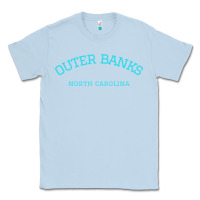 Dusty Blue north carolina outer banks obx nc beach gift long sleeve t shirt Classic Tee - linhVisuals