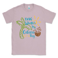 Lilac now where's my cabana boy, beach palm tree coconut t shirt Classic Tee - linhVisuals