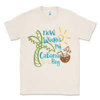 Natural now where's my cabana boy, beach palm tree coconut t shirt Classic Tee - linhVisuals