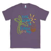 Lavender now where's my cabana boy, beach palm tree coconut t shirt Classic Tee - linhVisuals