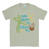 Matcha now where's my cabana boy, beach palm tree coconut t shirt Classic Tee - linhVisuals