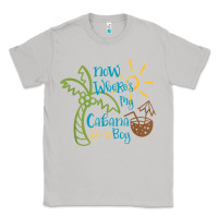 Moon Dust now where's my cabana boy, beach palm tree coconut t shirt Classic Tee - linhVisuals
