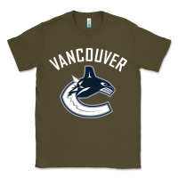 Army Green canucks white Classic Tee - linhVisuals