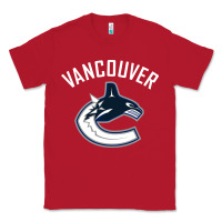 Red canucks white Classic Tee - linhVisuals