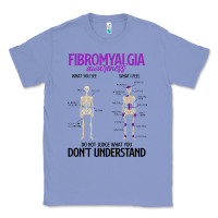 Colony Blue fibromyalgia awareness do not judge what you dont understand Classic Tee - linhVisuals