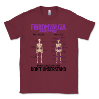 Burgundy fibromyalgia awareness do not judge what you dont understand Classic Tee - linhVisuals