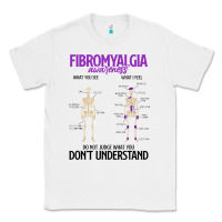 White fibromyalgia awareness do not judge what you dont understand Classic Tee - linhVisuals