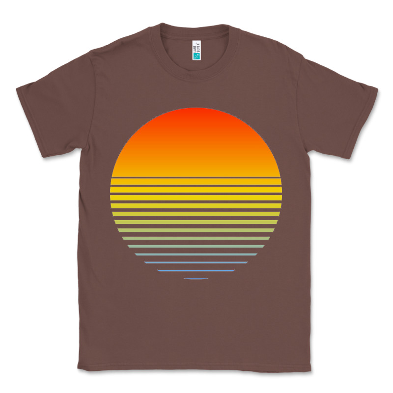 Retro Sunset Classic Tee by linhVisuals | Teevron