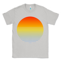 Moon Dust retro sunset Classic Tee - linhVisuals