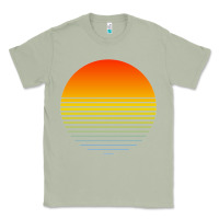 Matcha retro sunset Classic Tee - linhVisuals