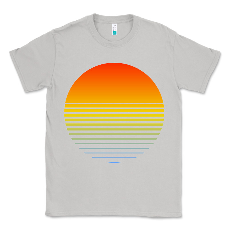 Retro Sunset Classic Tee by linhVisuals | Teevron
