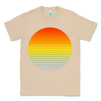 Mushroom retro sunset Classic Tee - linhVisuals