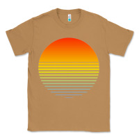 Toasted Coconut retro sunset Classic Tee - linhVisuals