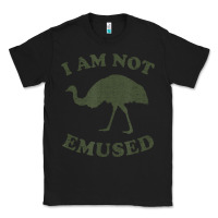 Black funny not emu sed emu   not amused ostrich bird Classic Tee - linhVisuals