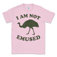 Bubblegum Pink funny not emu sed emu   not amused ostrich bird Classic Tee - linhVisuals