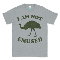 Heather Grey funny not emu sed emu   not amused ostrich bird Classic Tee - linhVisuals