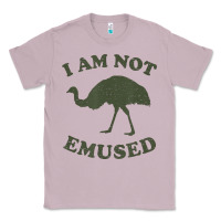 Lilac funny not emu sed emu   not amused ostrich bird Classic Tee - linhVisuals