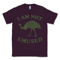 Plum funny not emu sed emu   not amused ostrich bird Classic Tee - linhVisuals