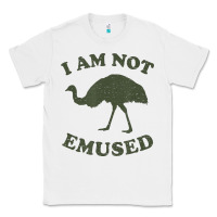 White funny not emu sed emu   not amused ostrich bird Classic Tee - linhVisuals
