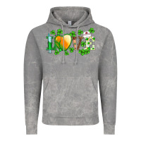 Cloud Rock st.patrick's nurse love heart stethoscope Vintage Hoodie - BarkalooDesign