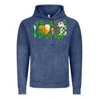 Vintage Denim st.patrick's nurse love heart stethoscope Vintage Hoodie - BarkalooDesign