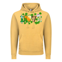 Vintage Mustard st.patrick's nurse love heart stethoscope Vintage Hoodie - BarkalooDesign