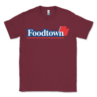 Burgundy foodtown Classic Tee - linhVisuals