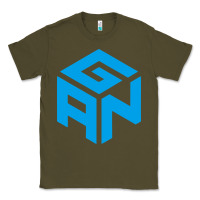 Army Green gancube Classic Tee - linhVisuals