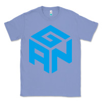 Colony Blue gancube Classic Tee - linhVisuals