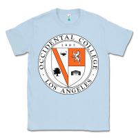 Dusty Blue Occidental College Classic Tee - linhVisuals