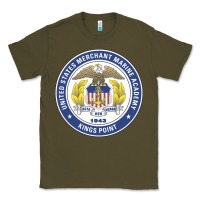 Army Green United States Merchant Marine Academy Classic Tee - linhVisuals