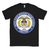Black United States Merchant Marine Academy Classic Tee - linhVisuals