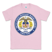 Bubblegum Pink United States Merchant Marine Academy Classic Tee - linhVisuals